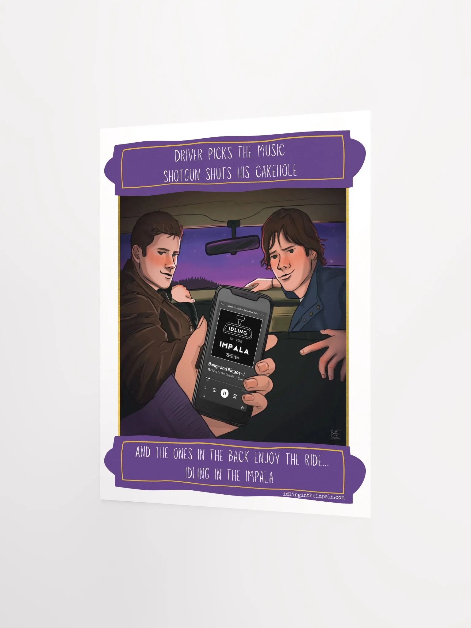 Backseat Poster - Bangs and Bingos product image (2)