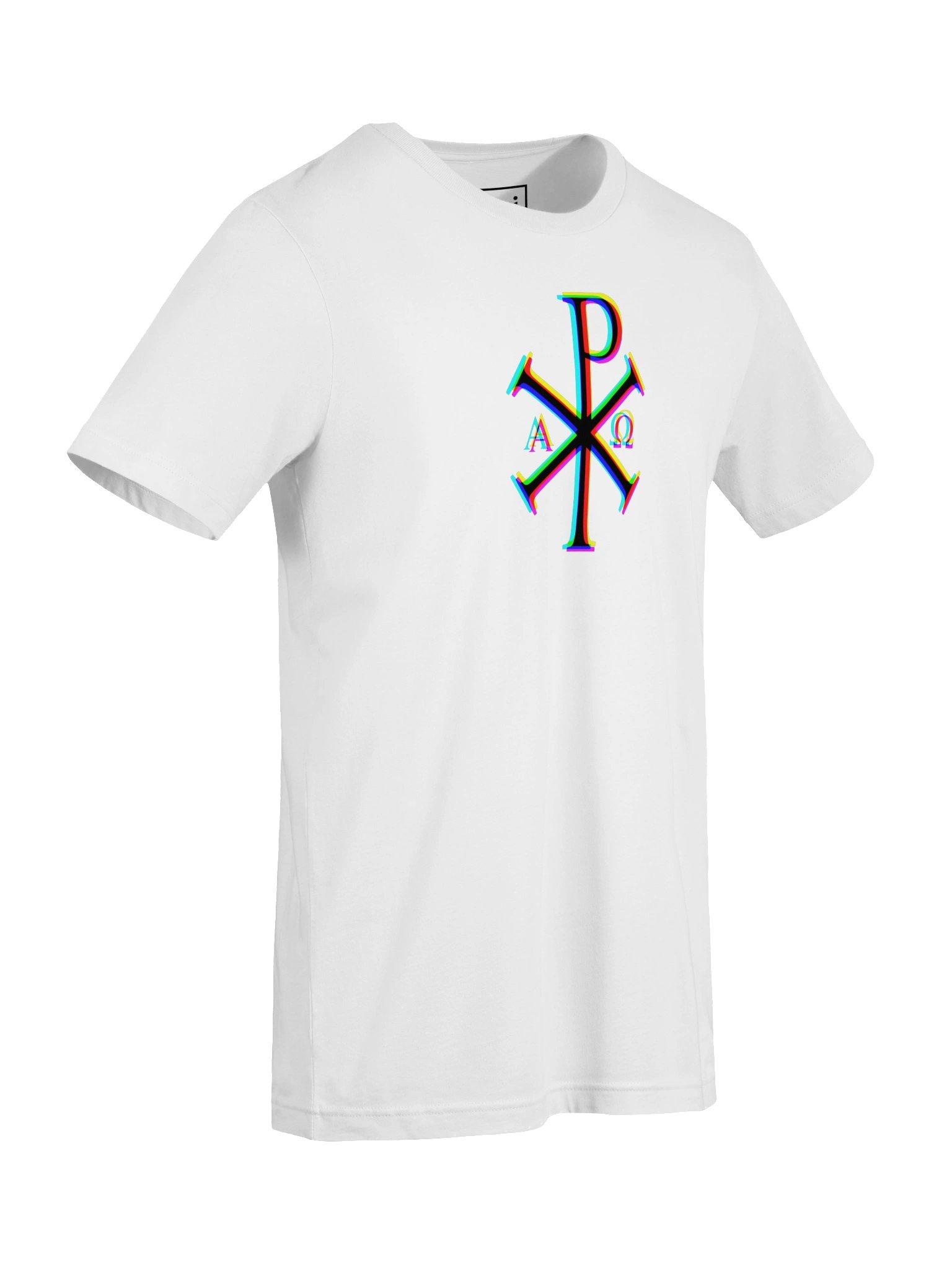 Chi Rho Colors T-Shirt (White) product image (7)