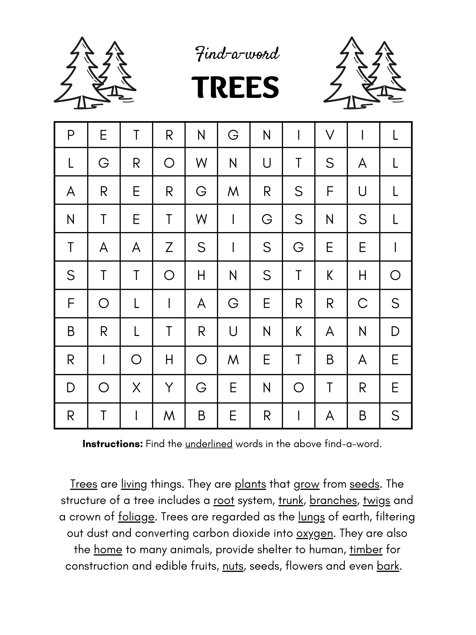 Trees. Earth's Lungs. PPTx. Discussion. product image (6)