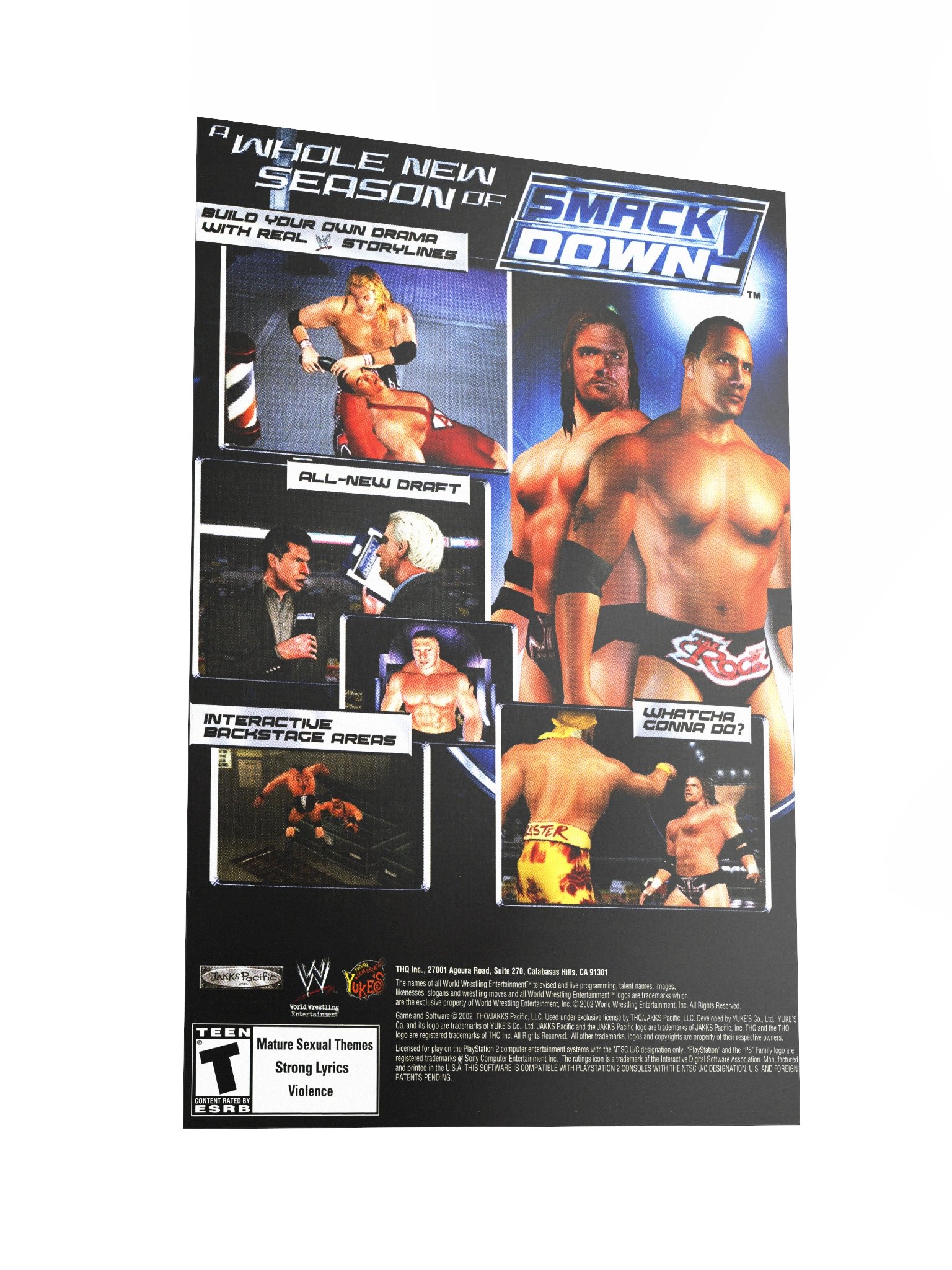 SmackDown! Shut Your Mouth (PS2) - Promotional Poster/Flyer product image (2)