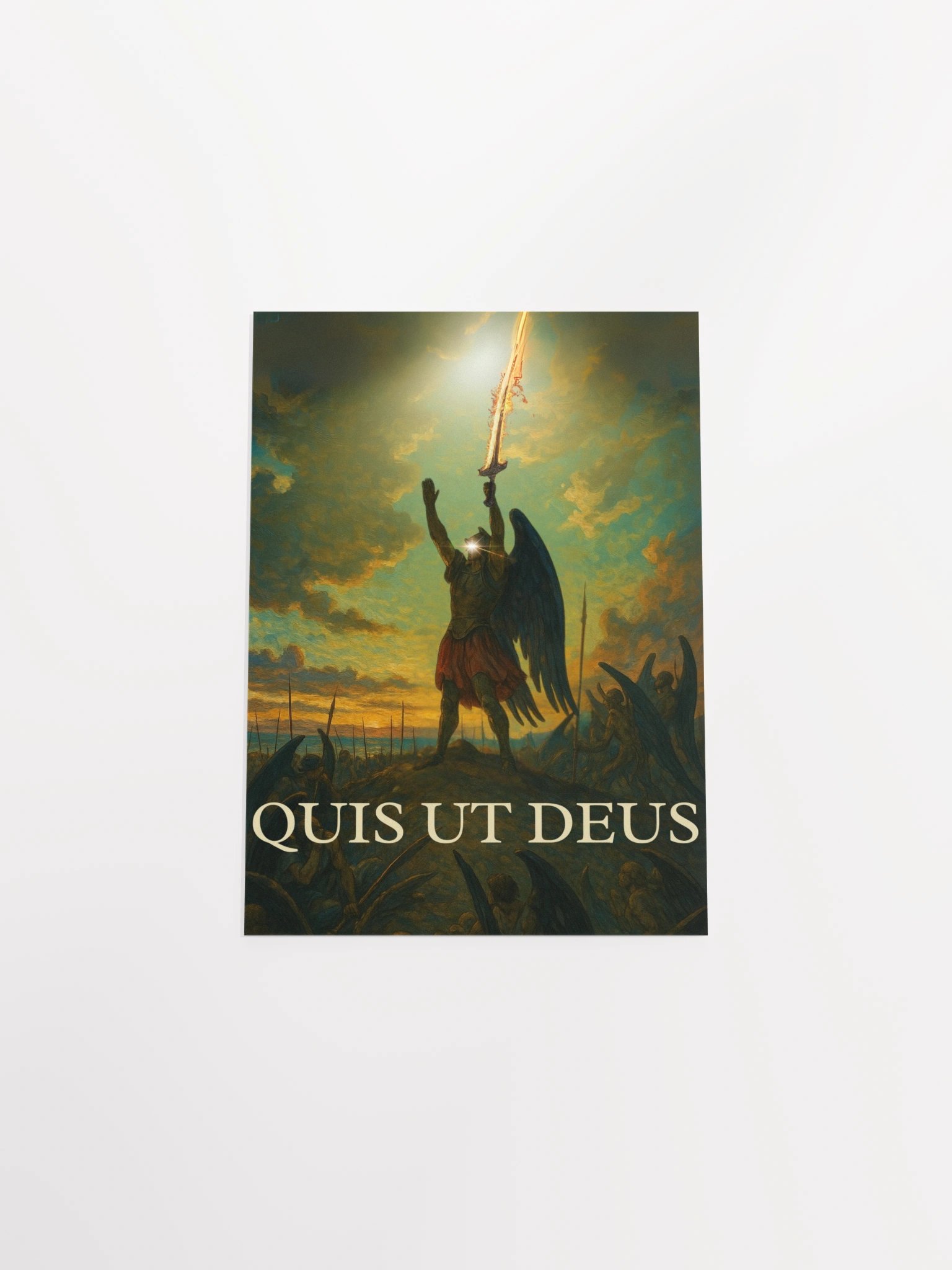 "Quis ut Deus?!" Poster product image (4)