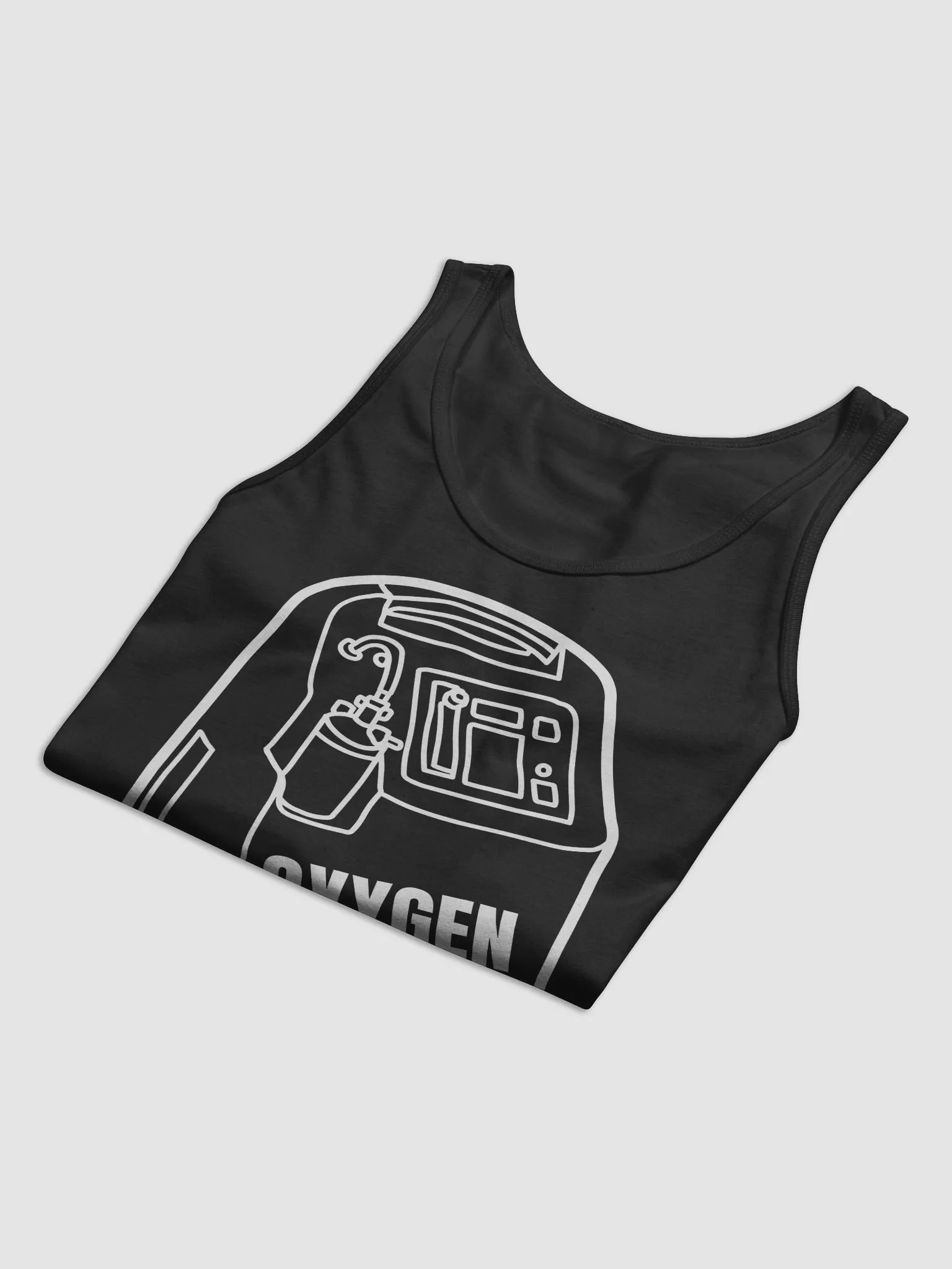 oxygen concentrator graphic design Jersey Tank product image (39)