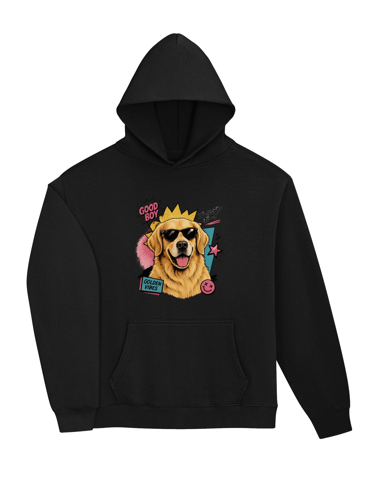 Golden Retriever Pop Art Hoodie – Retro Dog Pop Art product image (3)