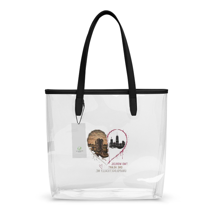 Two Worlds. One Heart. Clear Tote product image (2)