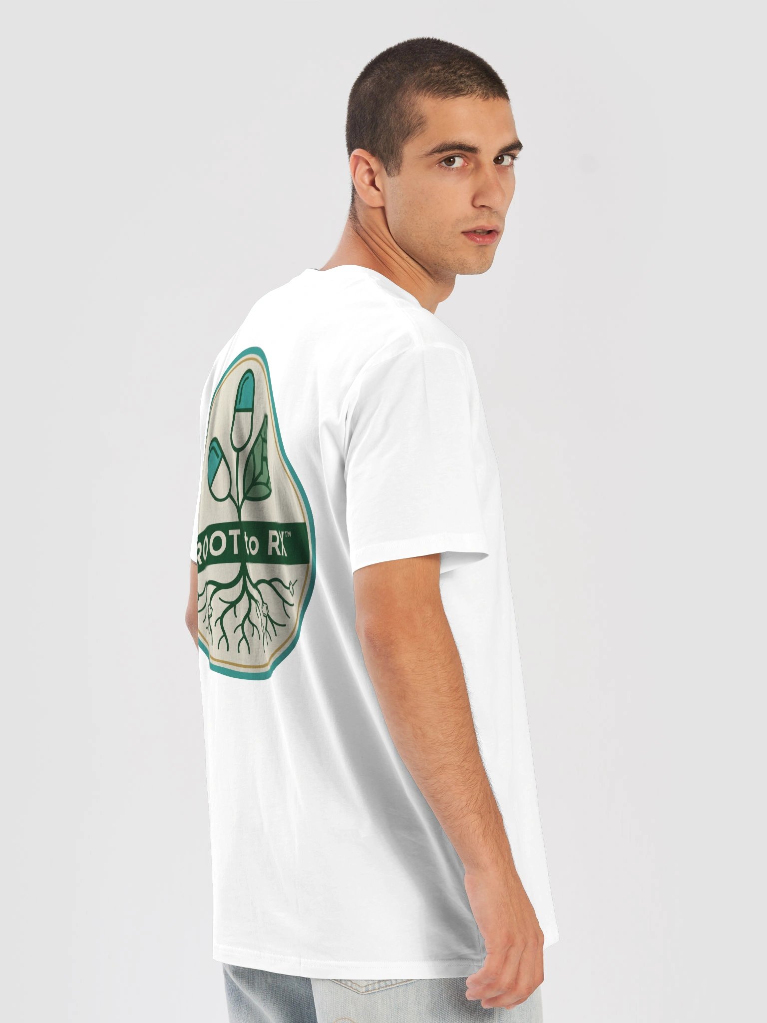 Root to Rx Logo Tee (White) product image (8)