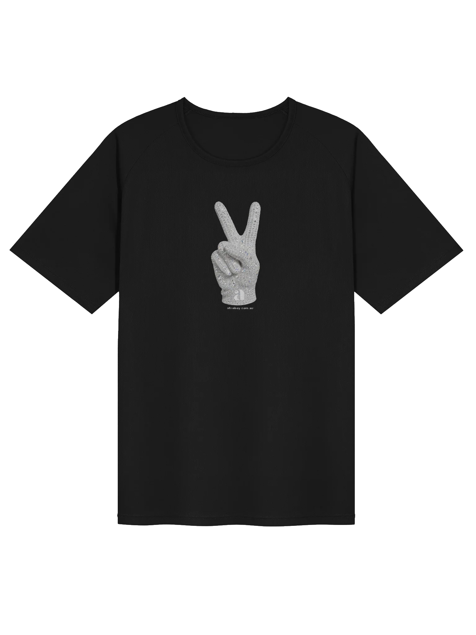 AB 'Rhinestone Peace Sign' Unisex T product image (2)