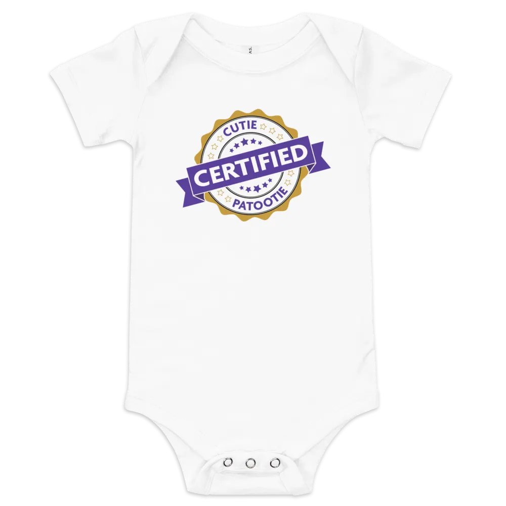 Certified Cutie Patootie Baby One Piece product image (10)
