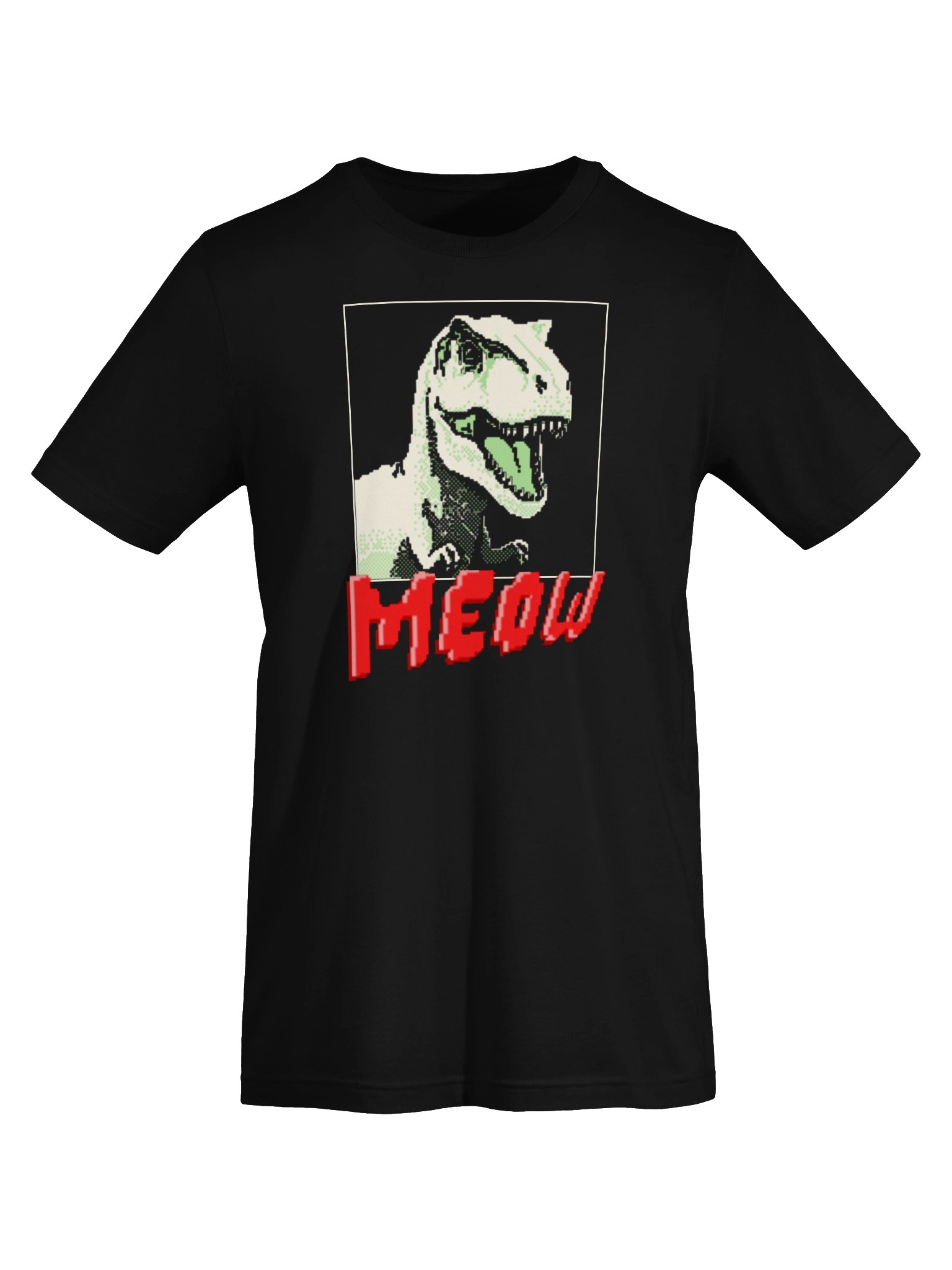 8-Bit T-Rex Meow T-shirt product image (6)