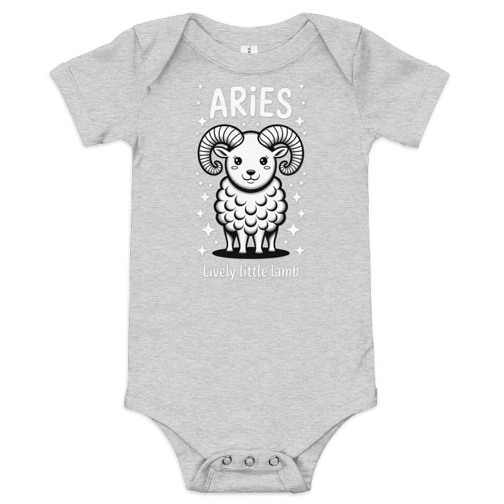 Zodiac Baby Onesie: Aries Edition product image (4)