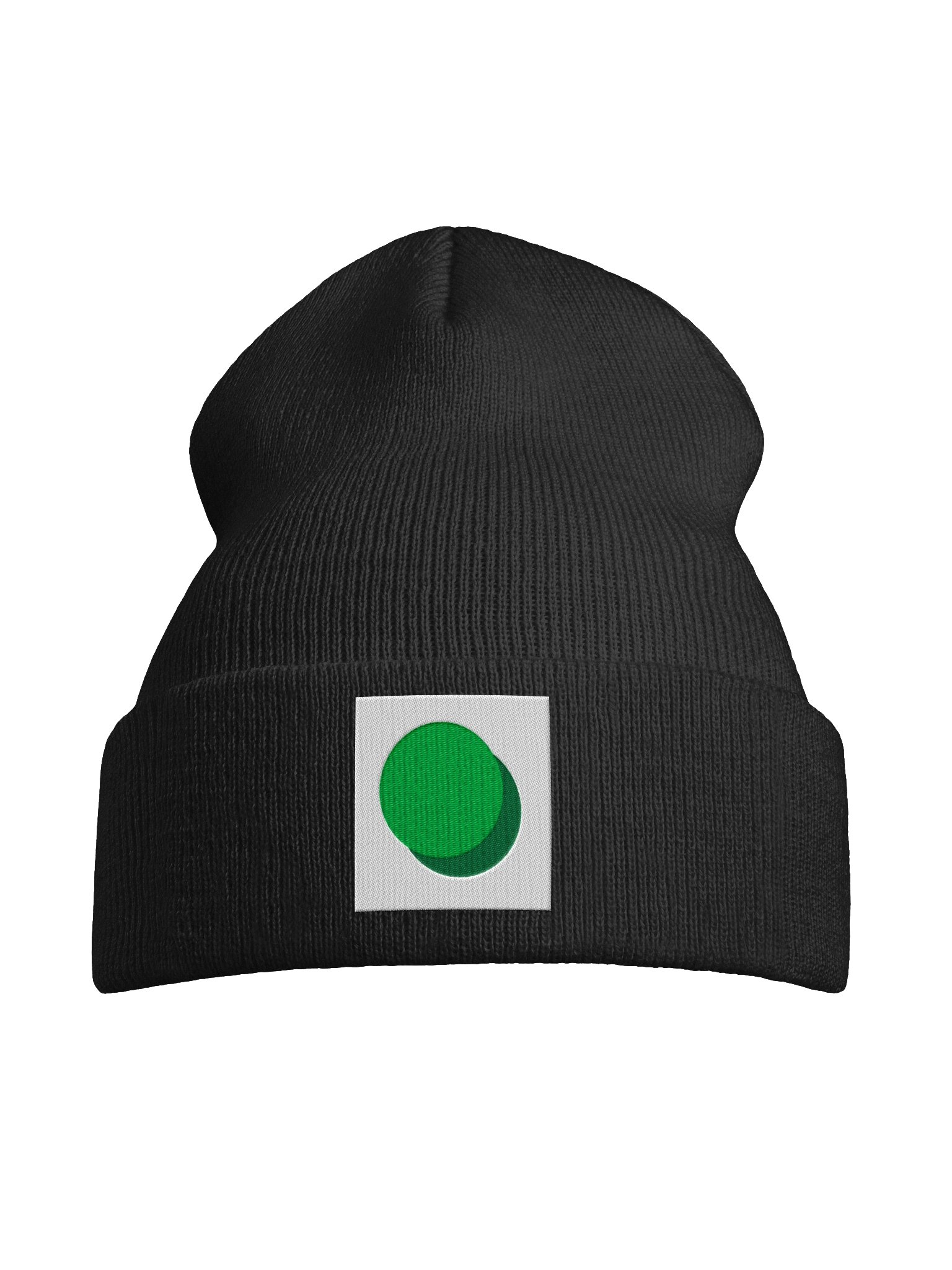 ZURC Blank WHITE + GREEN LOGO Embroidered Beanie product image (7)
