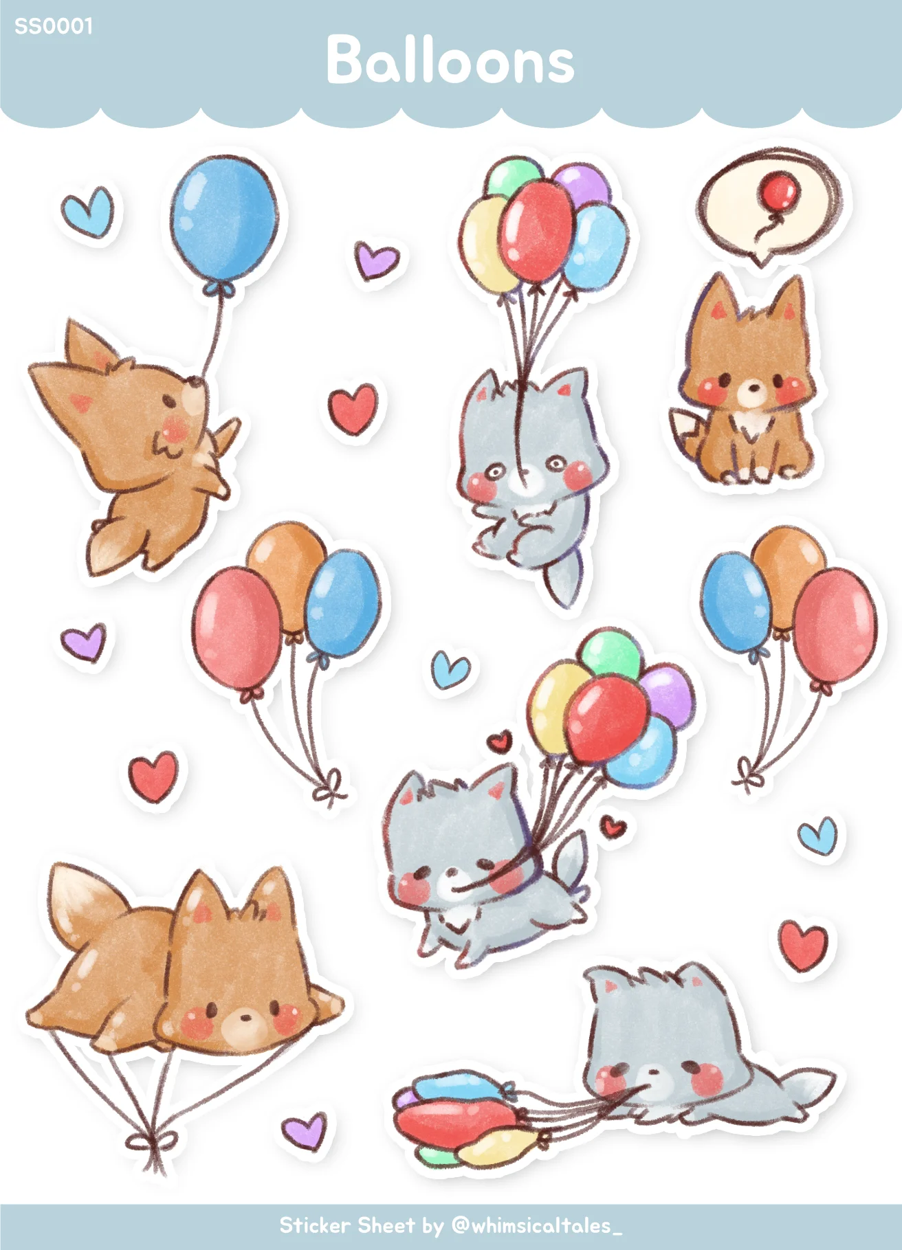 Balloons! | Sticker Sheet product image (1)