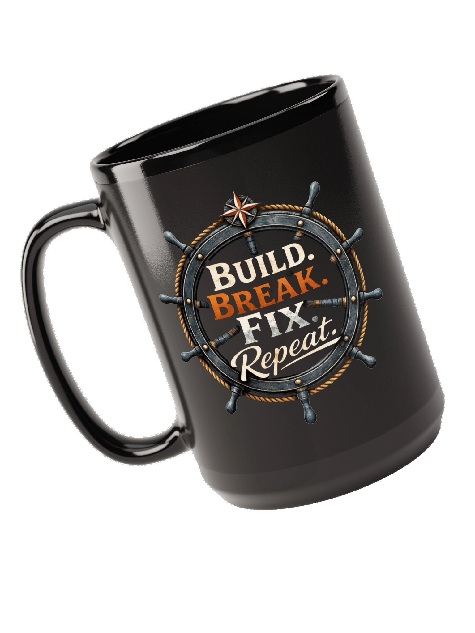 Build. Break. Fix. Repeat. Mug - 15 oz product image (5)
