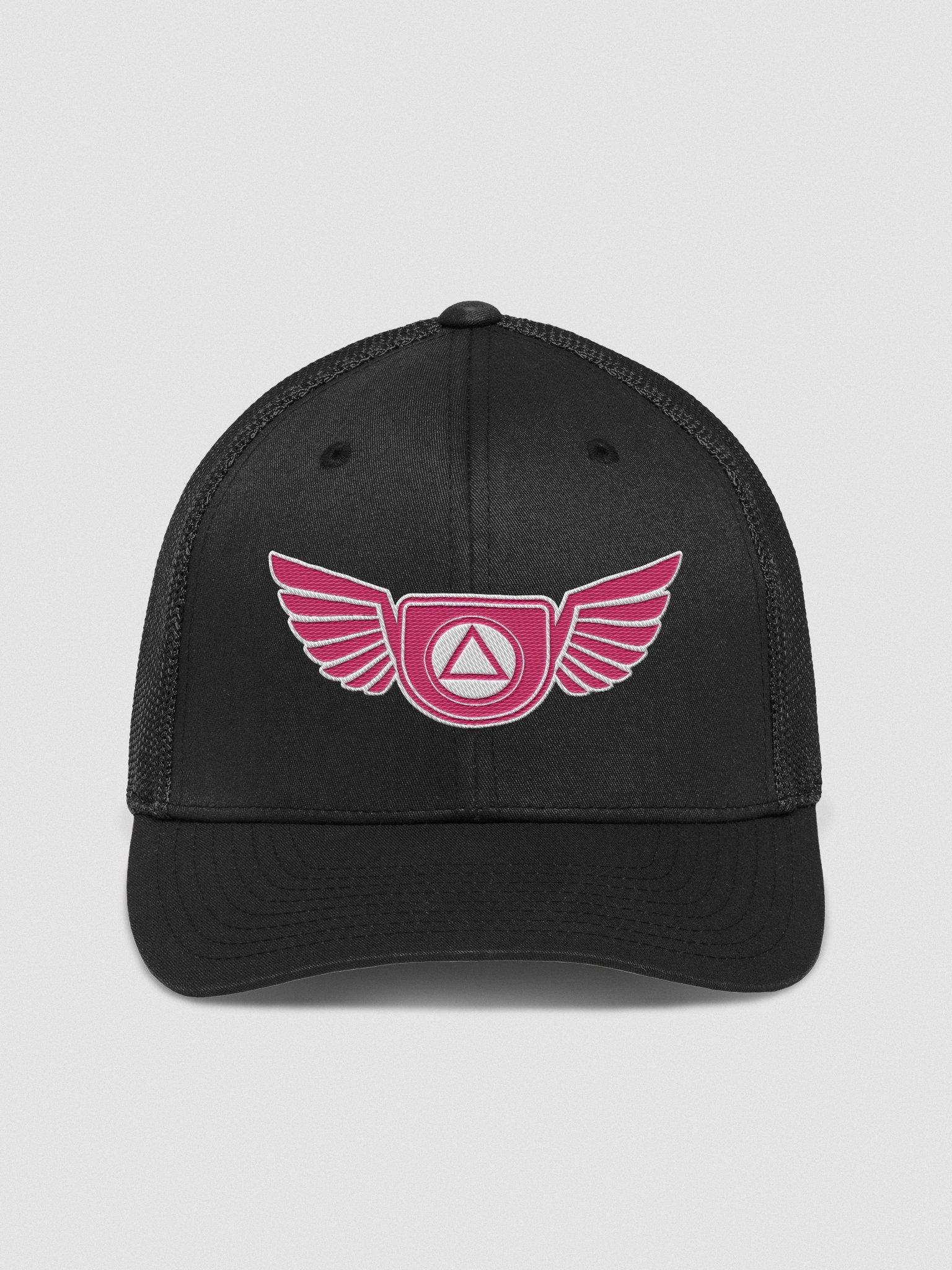Guardian Angel Wings Trucker Hat with Flamingo Color Accent product image (2)