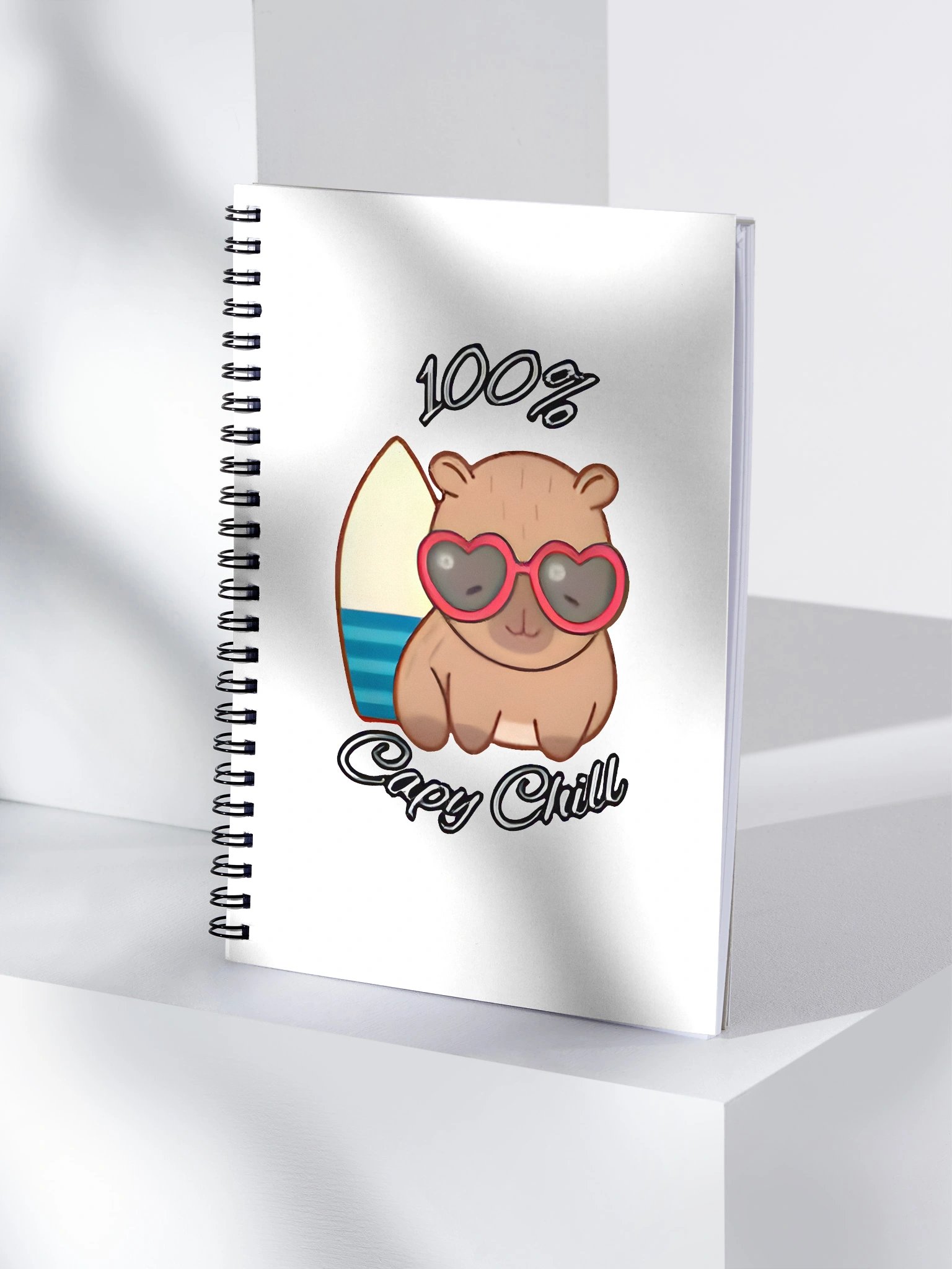 100% Capy Chill Spiral Notebook product image (4)