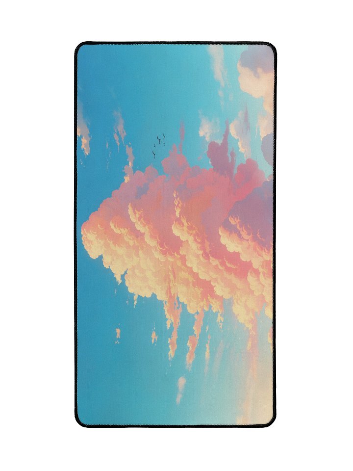 Pastel Clouds Sky - Desk Mat product image (2)