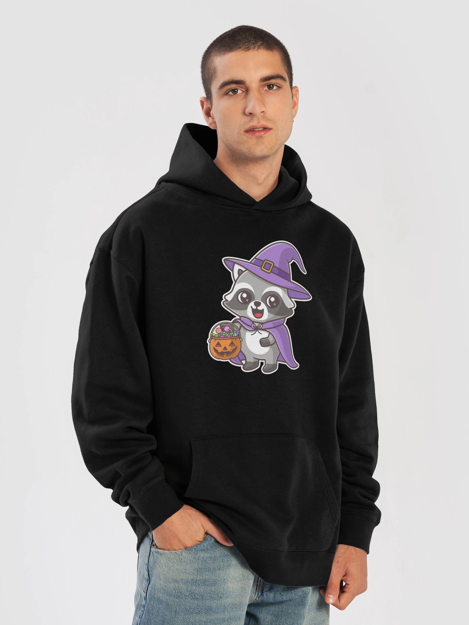 Seattle's Spookiest Raccoon Adult Unisex Hoodie product image (7)