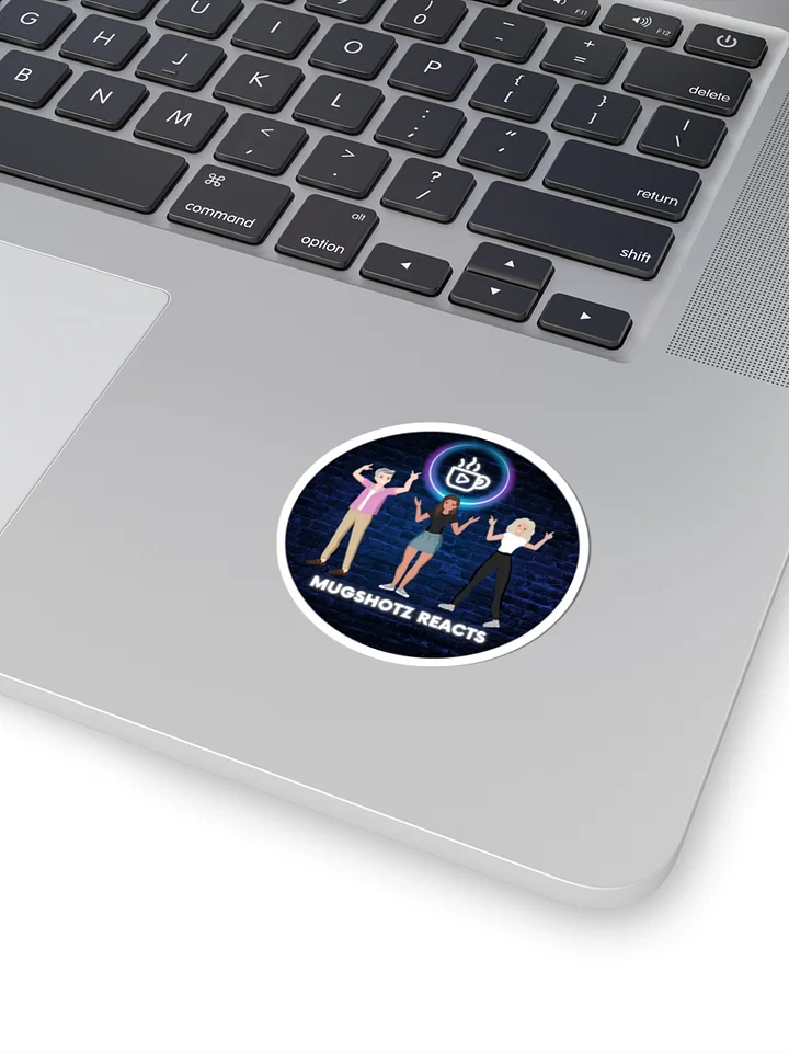 Mugshotz Reacts Cartoon Sticker – Fan Art Vinyl Decal Featuring Stef, Lindsay & Ashley product image (2)