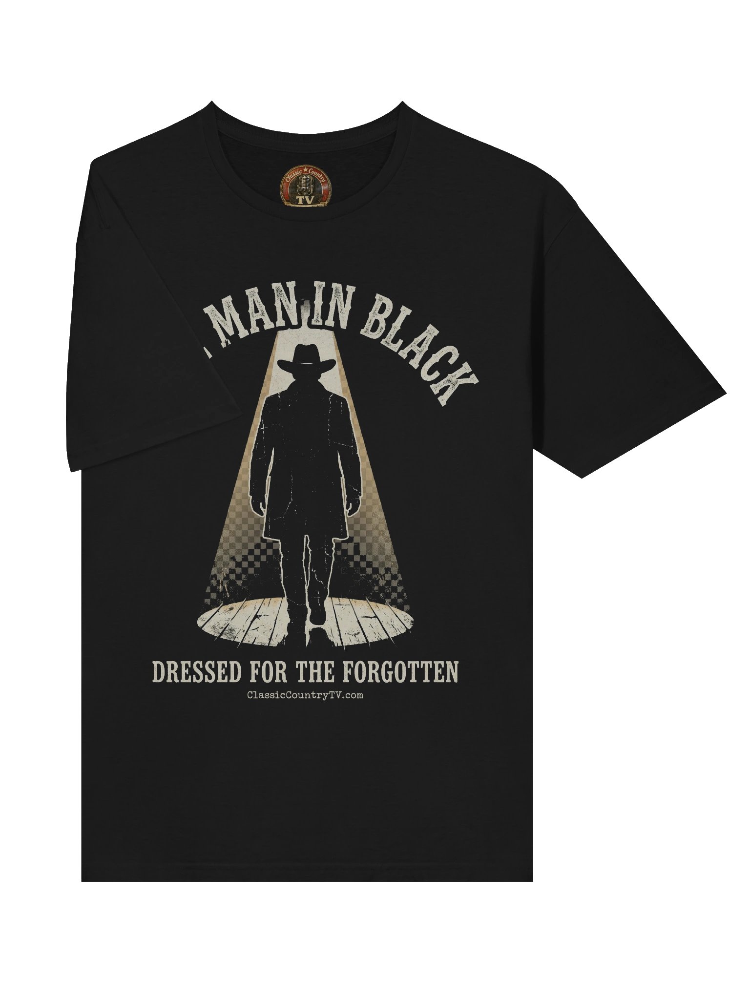 The Man in Black — Dressed for the Forgotten Tee product image (5)