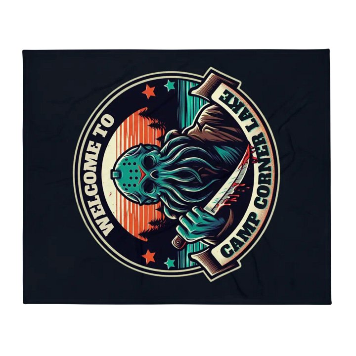 Welcome to Camp Corner Lake Blanket product image (1)