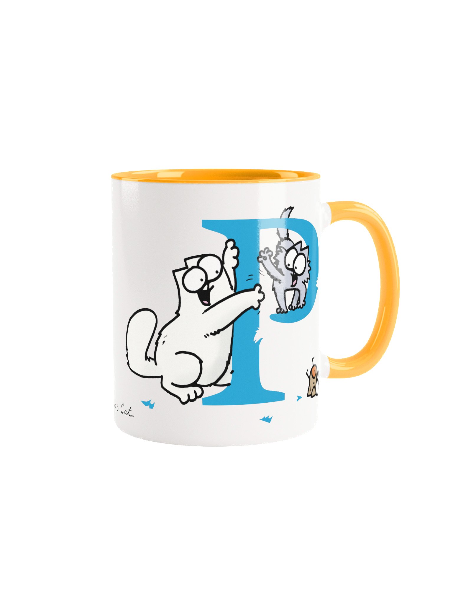 Cat Monogram Mug - P product image (2)
