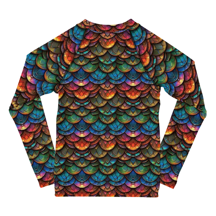 Wild Dragon Scale Kids Rash Guard #3 product image (2)
