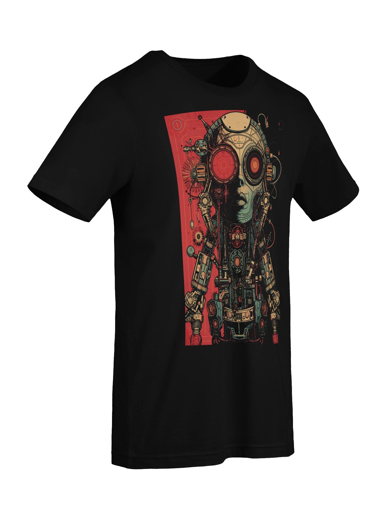 Retro Robot Circuit Lightweight T-Shirt product image (2)