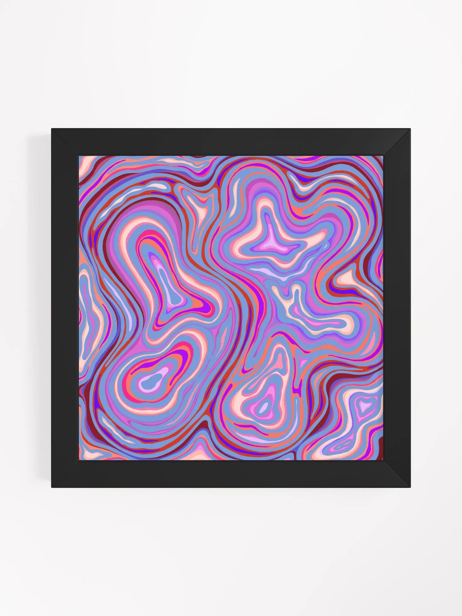 Vibrant Wavelengths Framed Poster - Stone No. 13 product image (11)