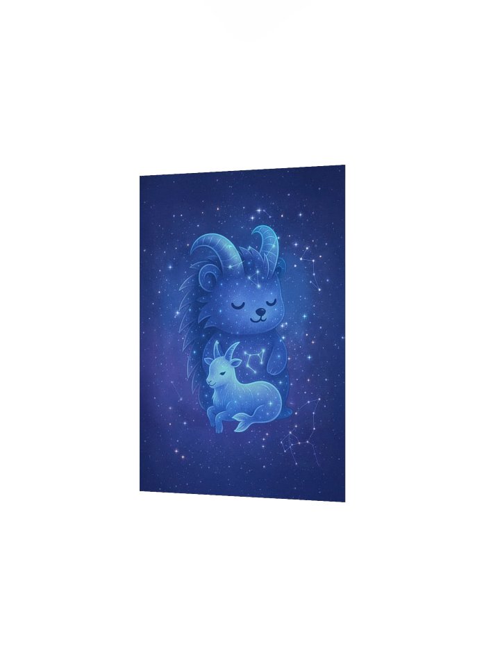 Zodiac hedgie Capricorn matte poster product image (8)