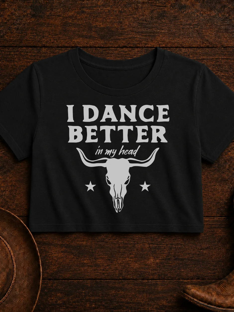 I Dance Better - In My Head - Crop Top product image (1)