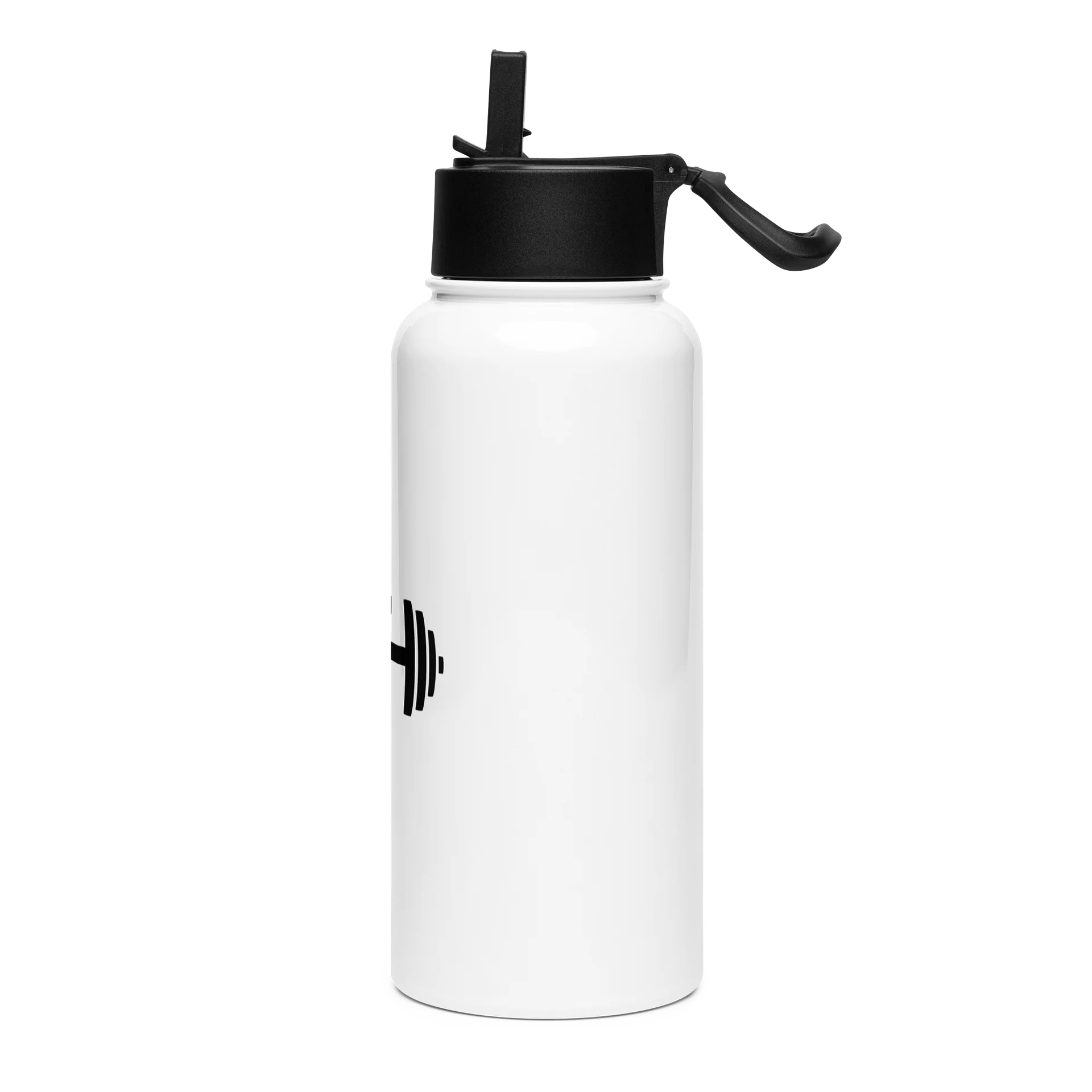 His House Stainless Steel Water Bottle with a Straw Lid - White product image (3)