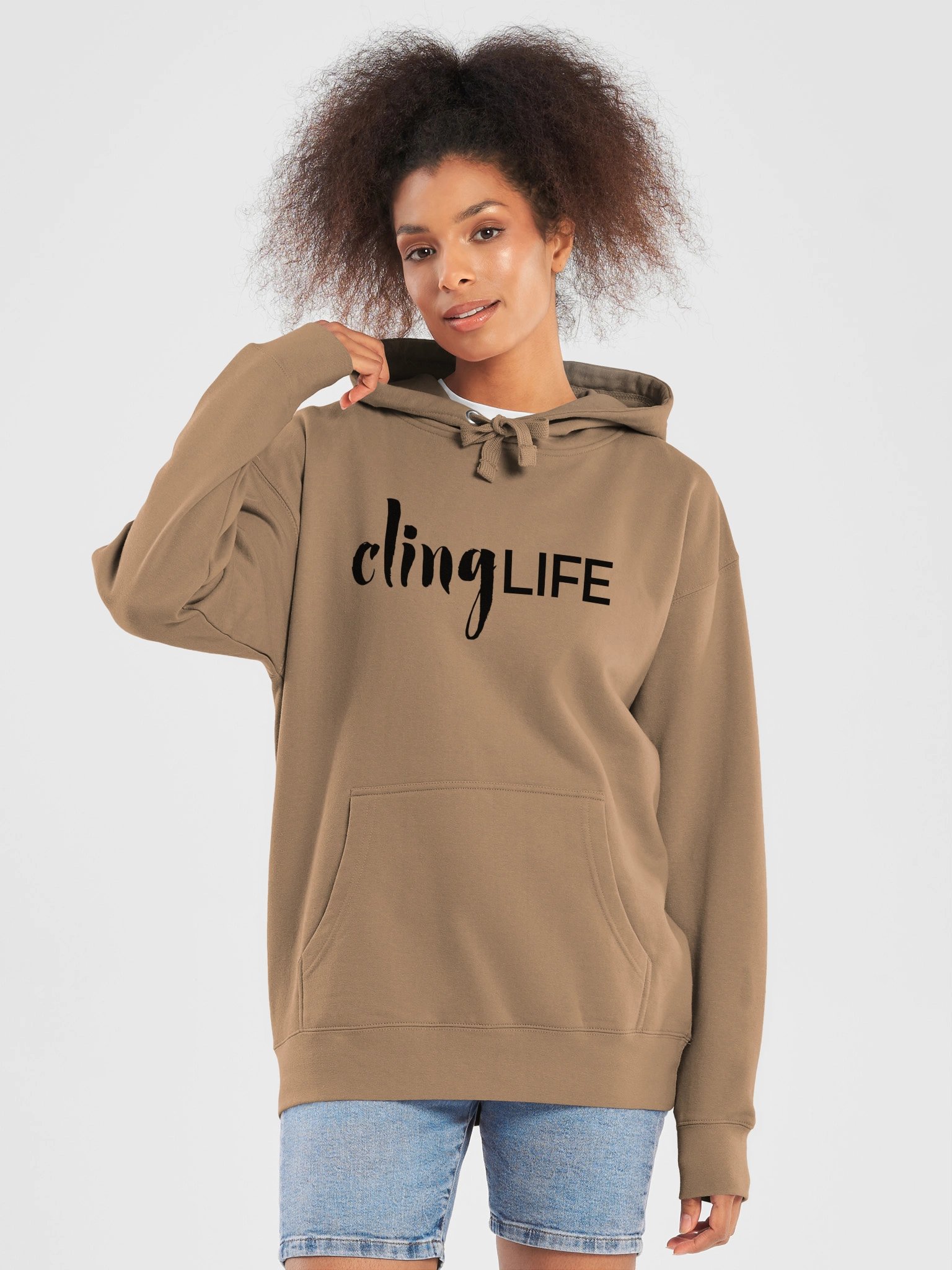 CLINGLIFE Hoodie (BLACK LOGO) product image (25)
