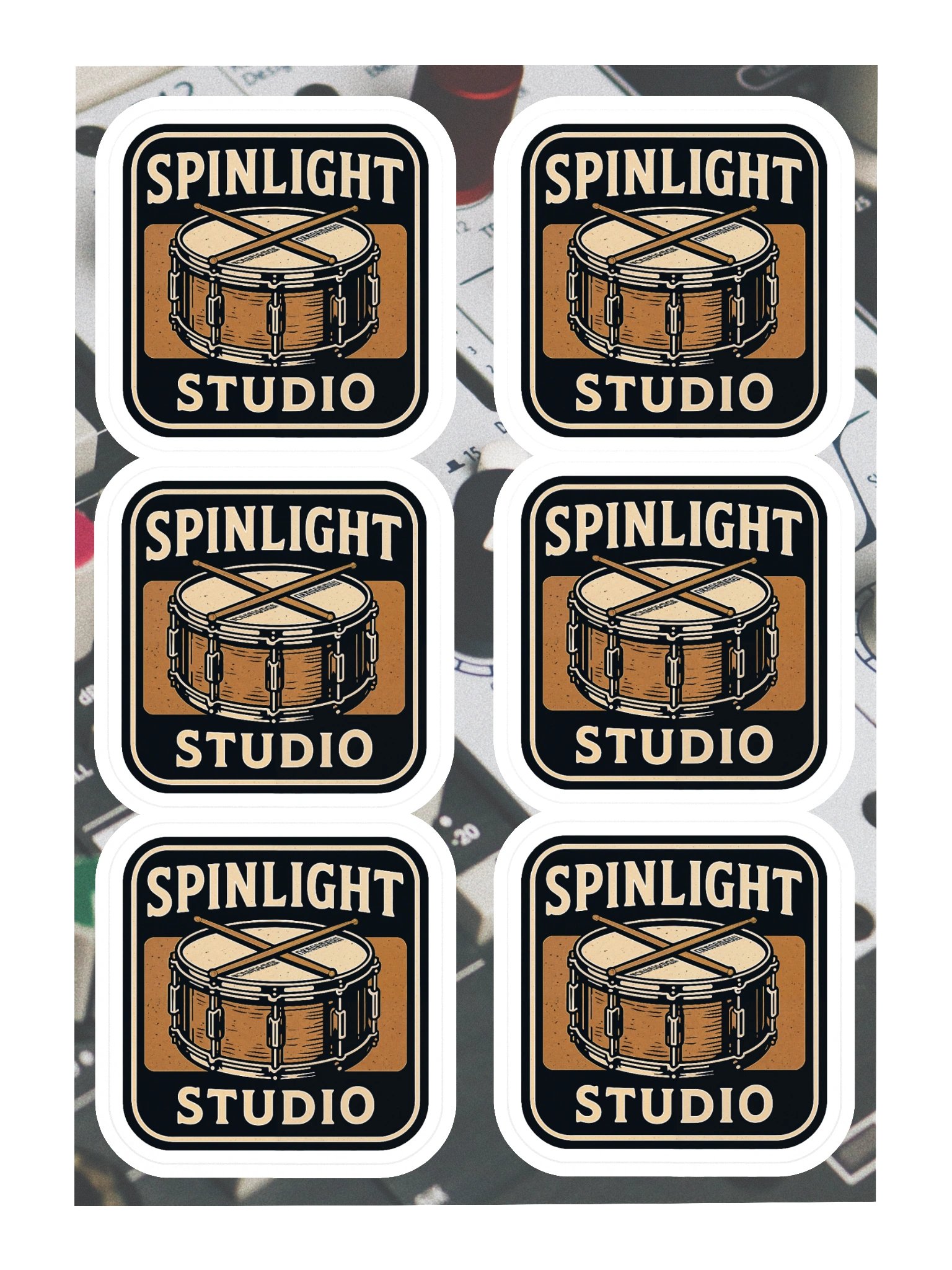 Spinlight Snare Stickers product image (3)
