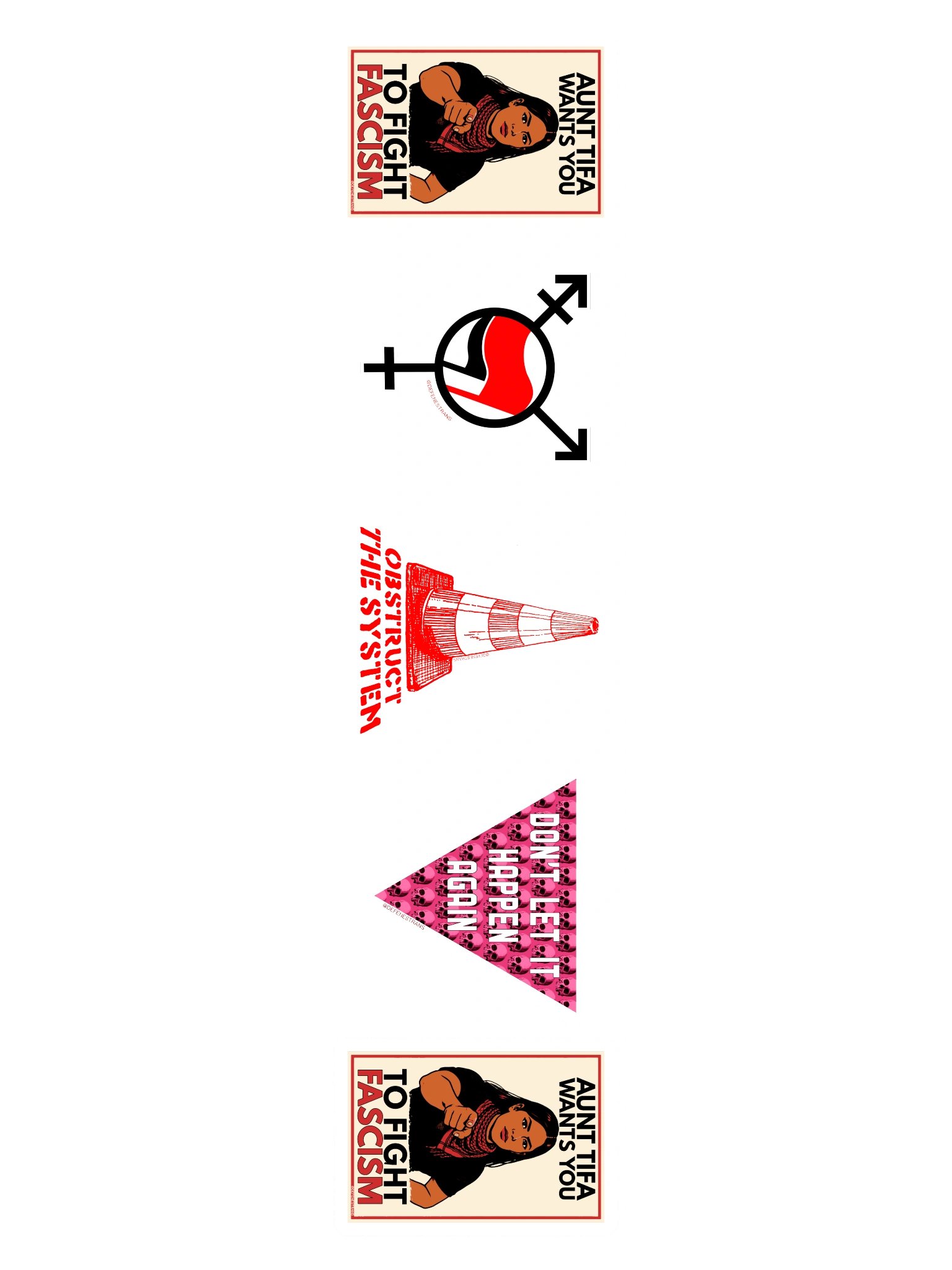 Antifa Sticker Sheet product image (3)