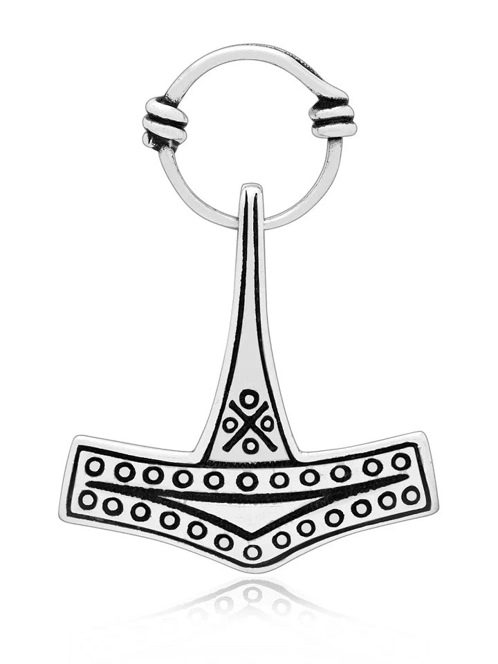 Mjölnir – Bornholm Thor’s Hammer Pendant in Sterling Silver product image (2)