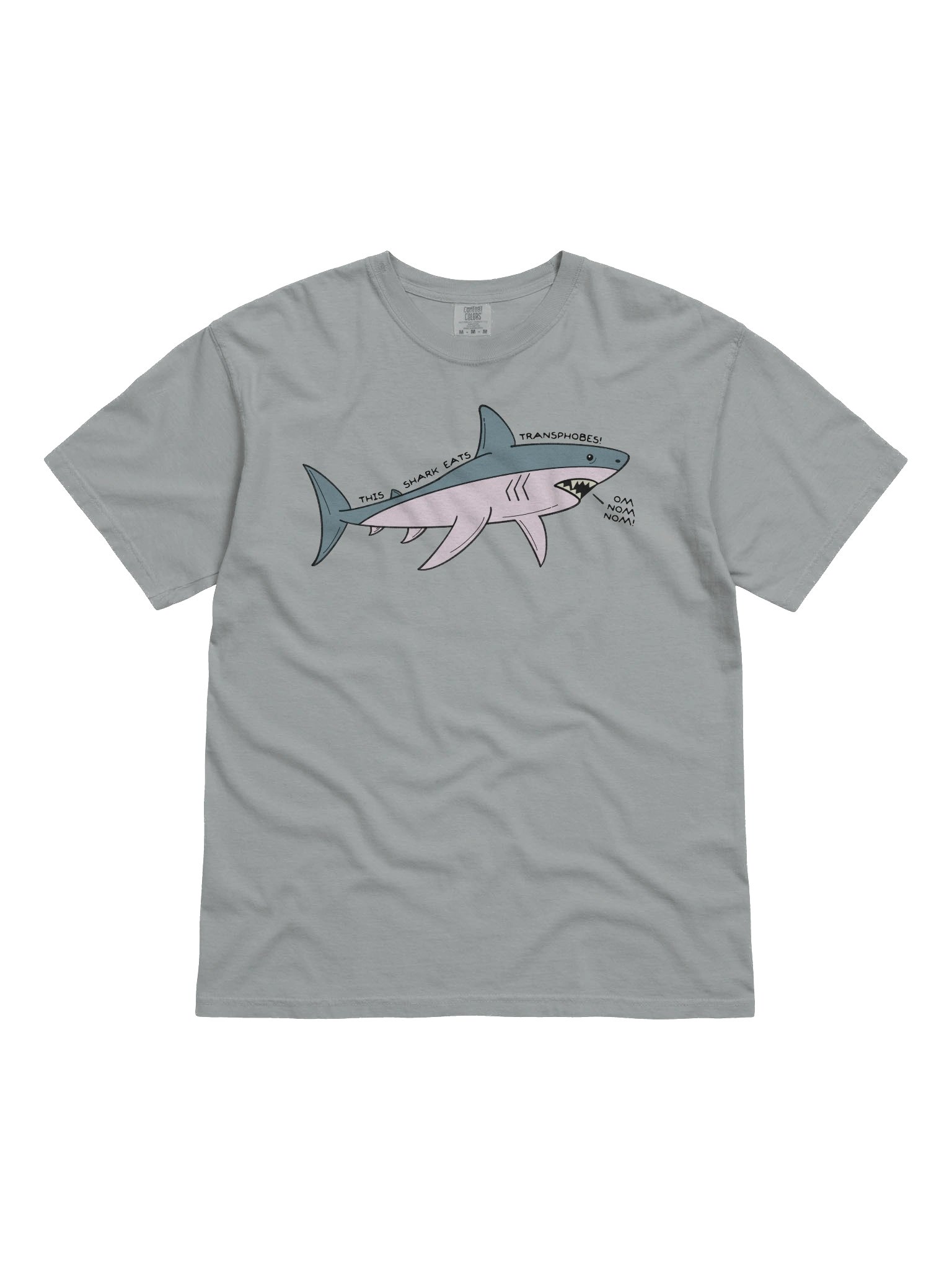 THIS SHARK EATS TRANSPHOBES SHIRT product image (3)