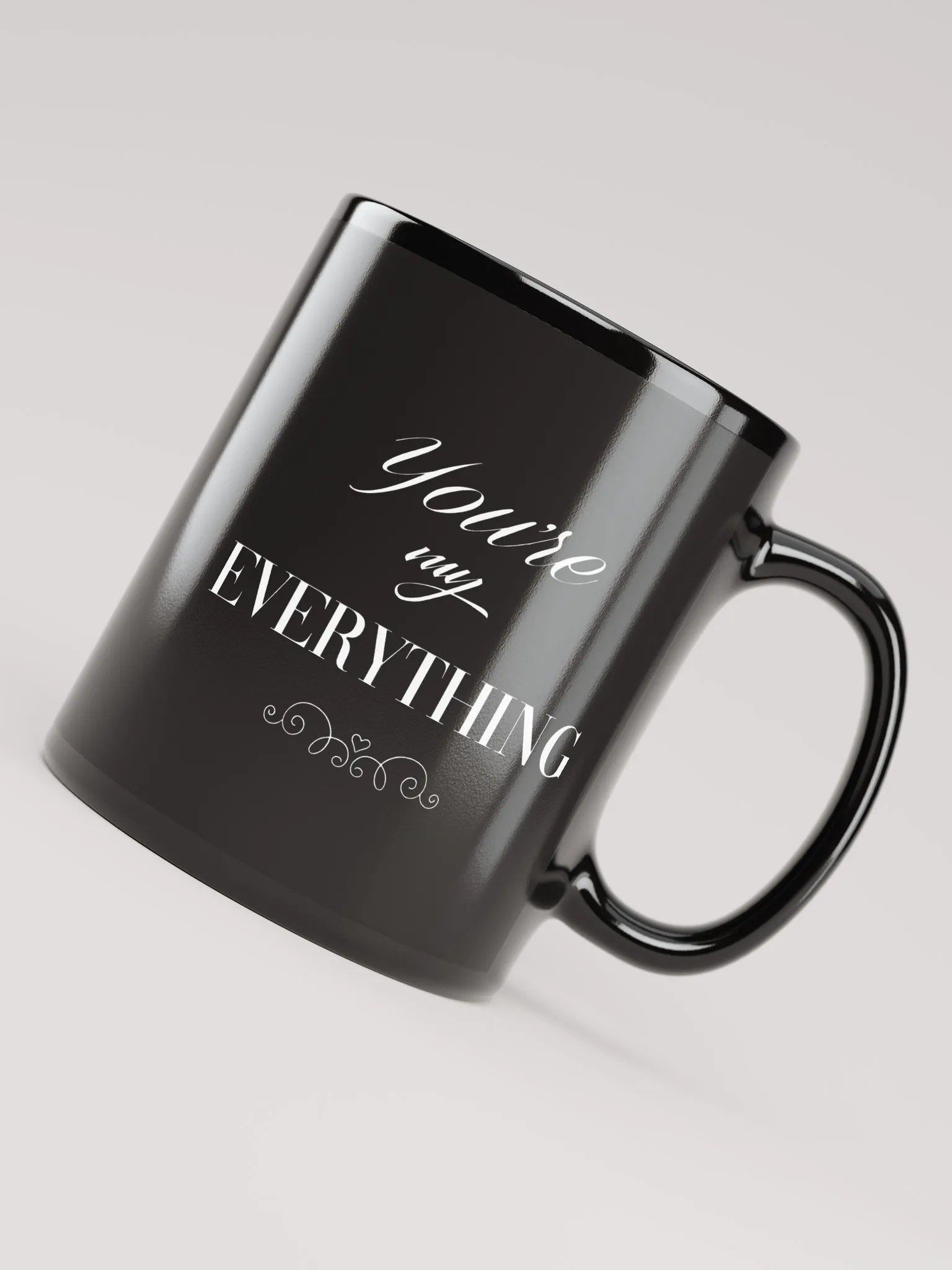 You're My Everything Love Couple Black Mug product image (7)