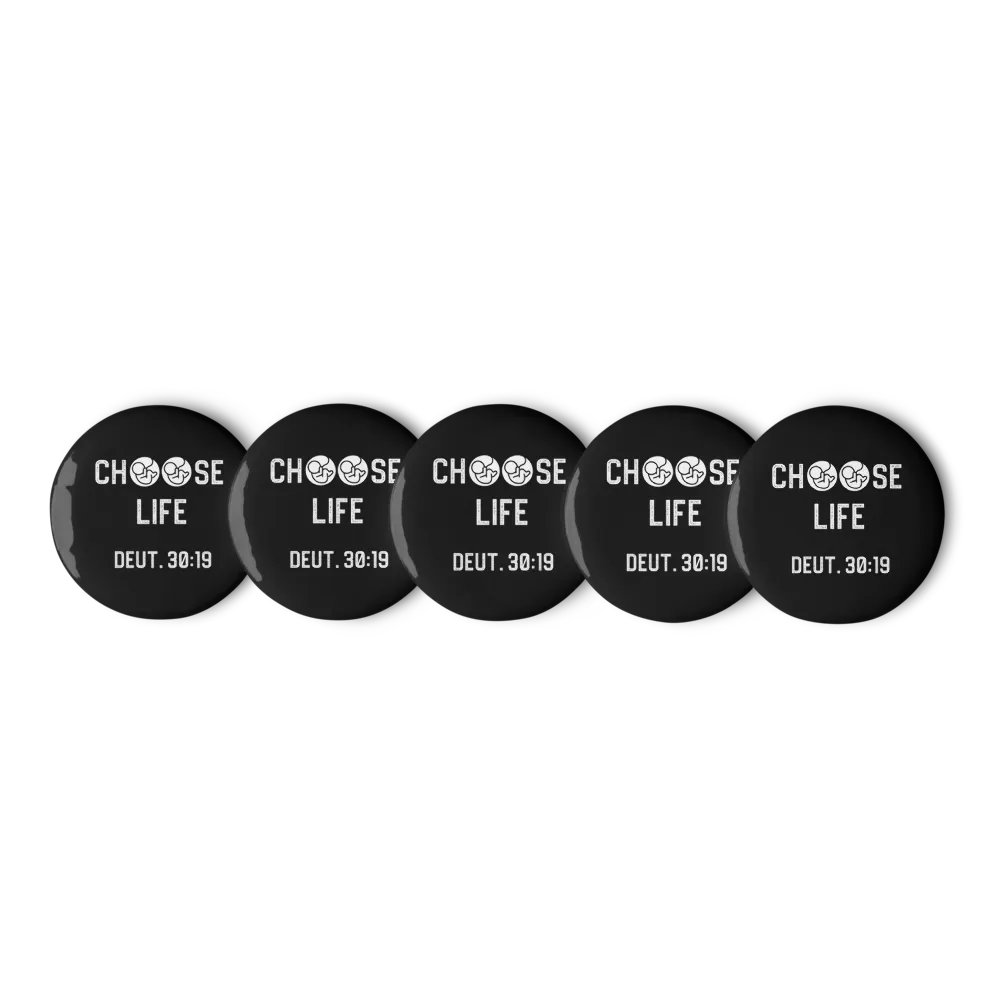 Choose Life Pin Set: Black product image (3)