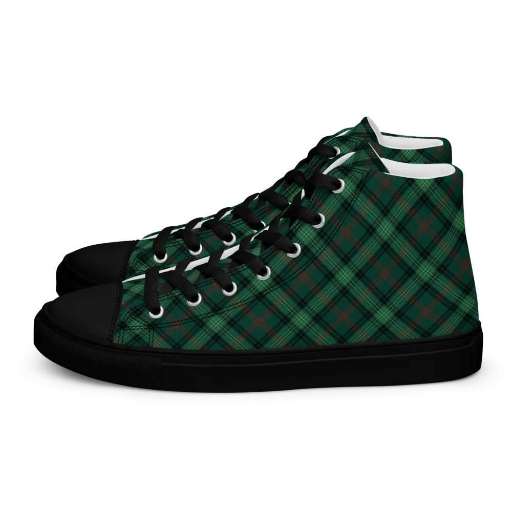 Ross Hunting Tartan Men's High Top Shoes product image (4)