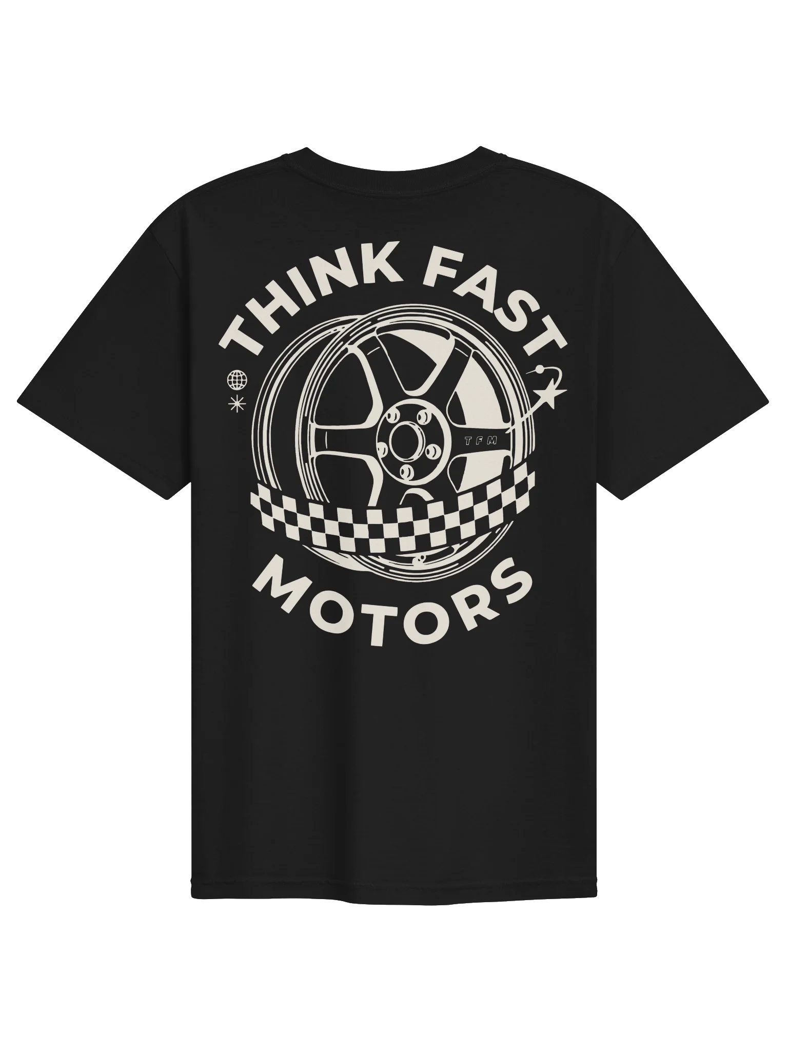 Think Fast Motors Global Tee - Black product image (2)