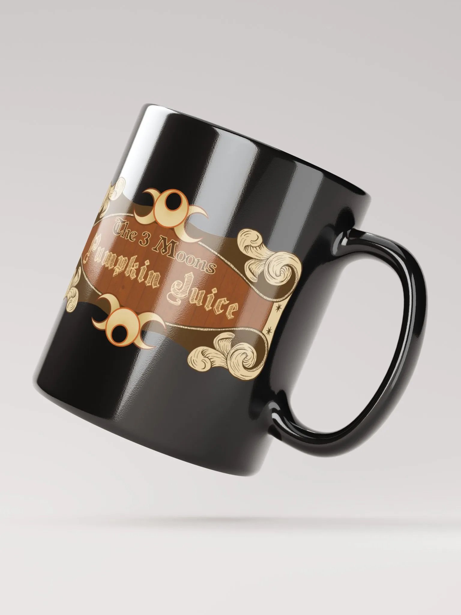 The 3 Moons Pumpkin Juice Black Mug product image (5)