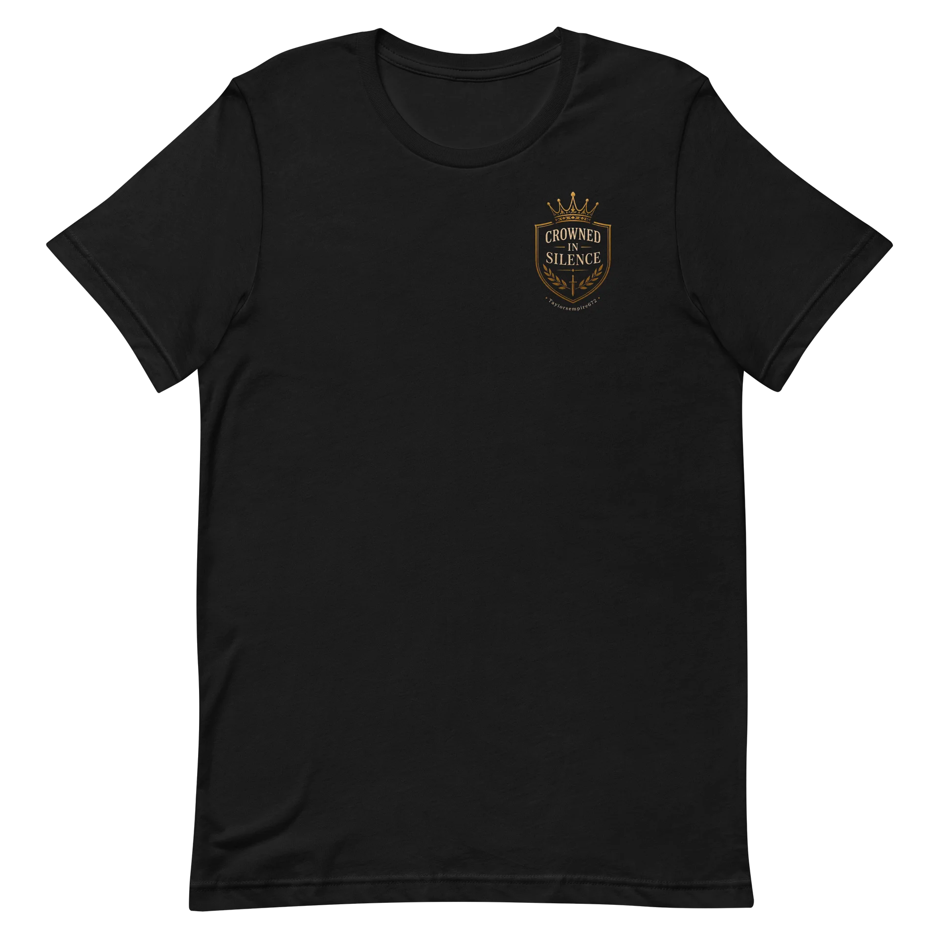 Crowned in Silence Crest Tee product image (8)