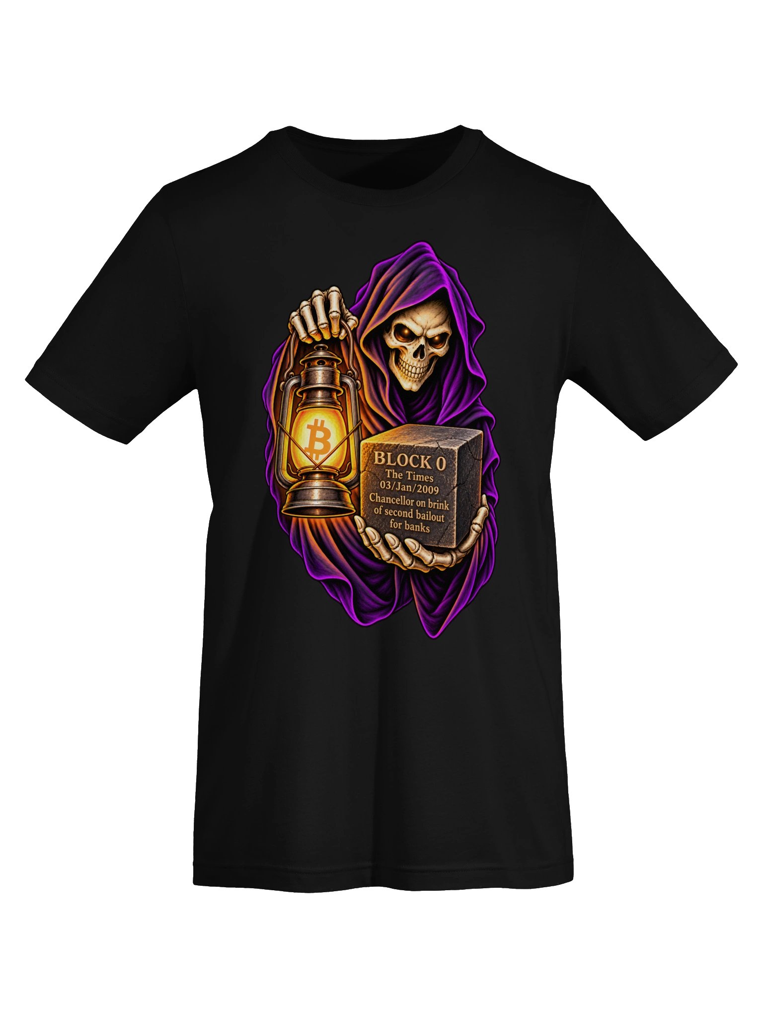 Genesis Reaper Full-Front Bitcoin T-Shirt product image (5)