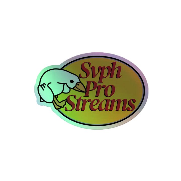 holographic sticker - svph pro streams product image (2)