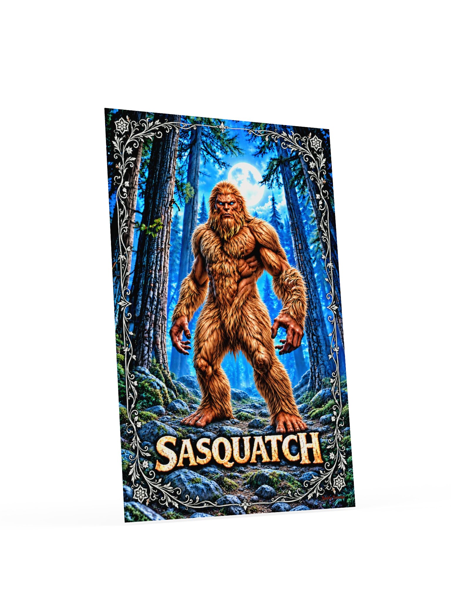 Sasquatch – Moonlit Forest Premium Poster product image (10)