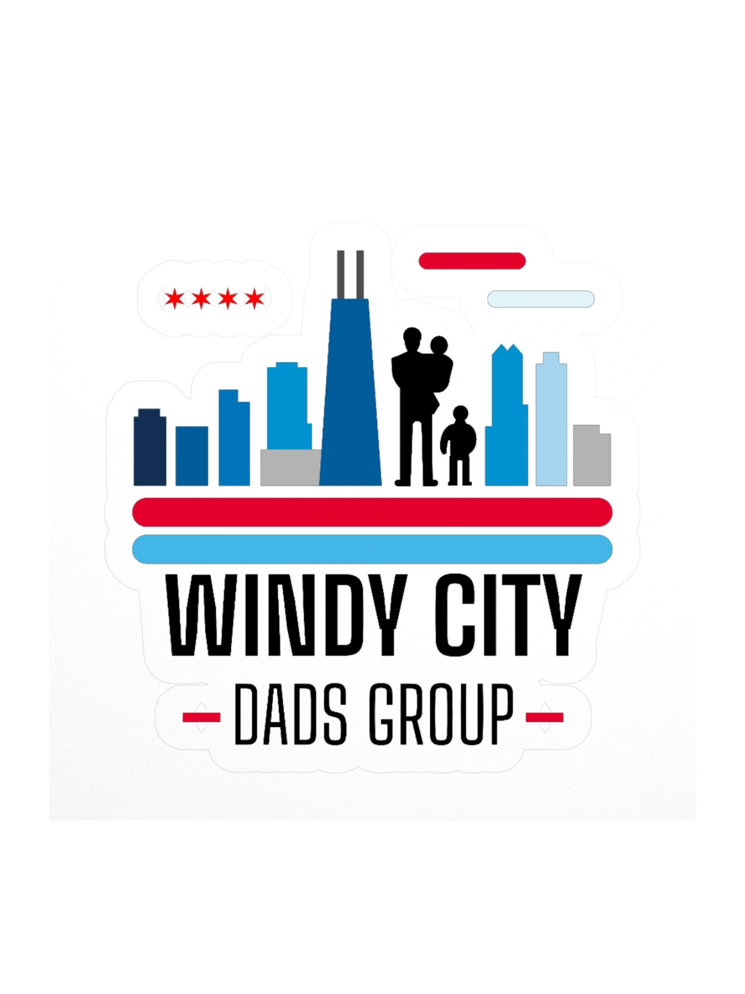 The Windy City Dad’s Group Sticker product image (1)
