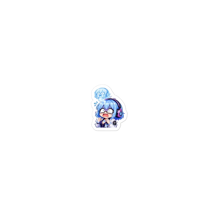 Lady Frost Scared Ghost Emote - Die Cut Sticker product image (2)