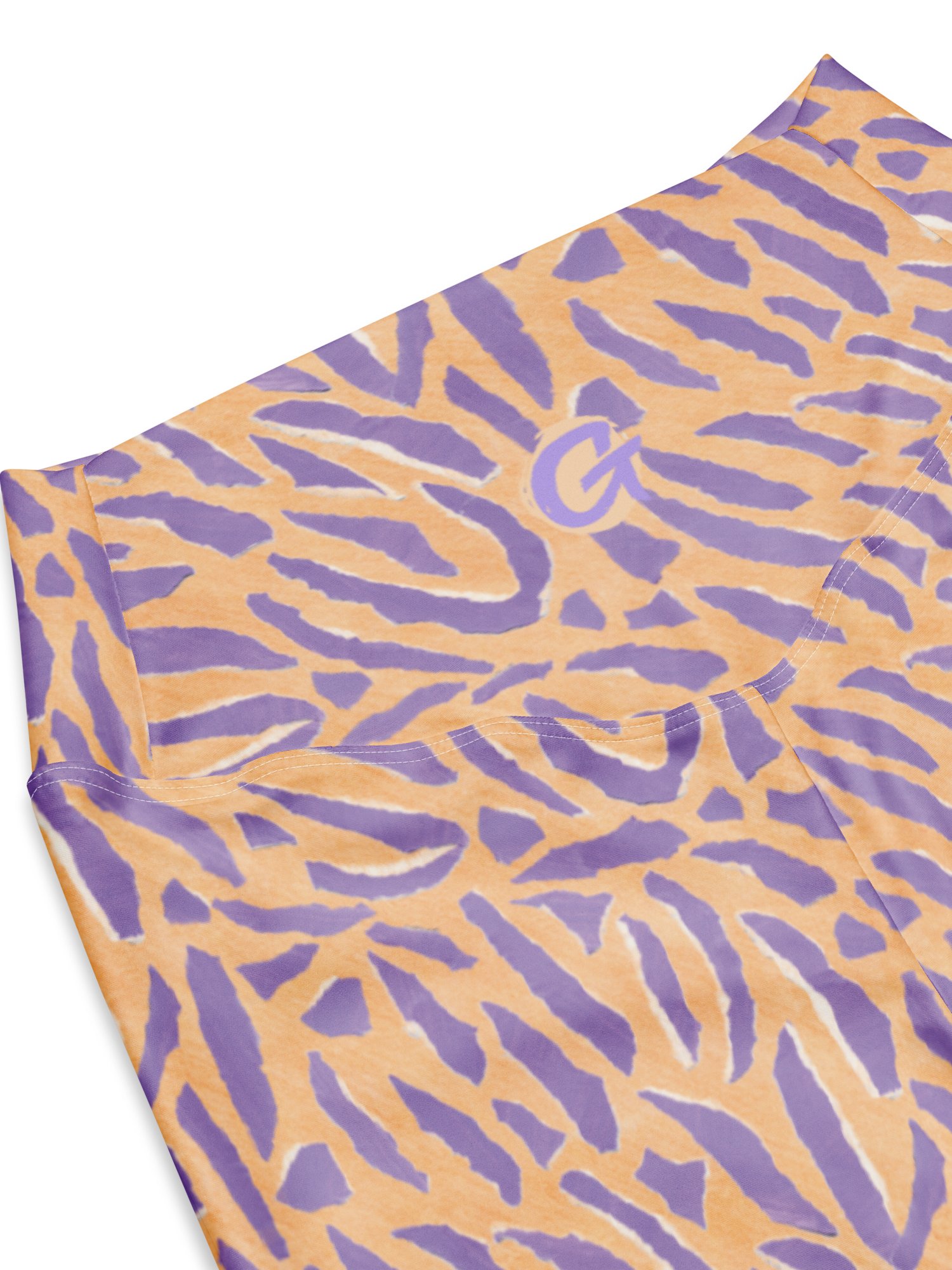 "Animal Stripe" Print Flare Leggings product image (5)