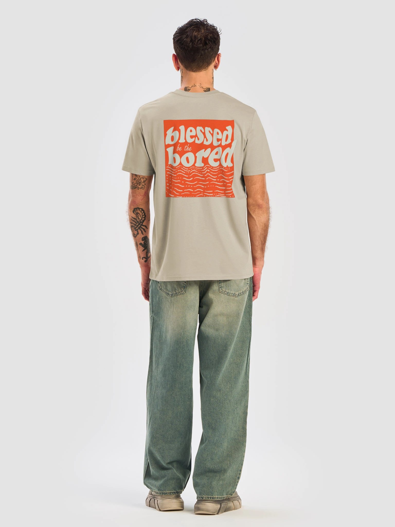 Blessed be the bored Desert Slim T-Shirt product image (6)