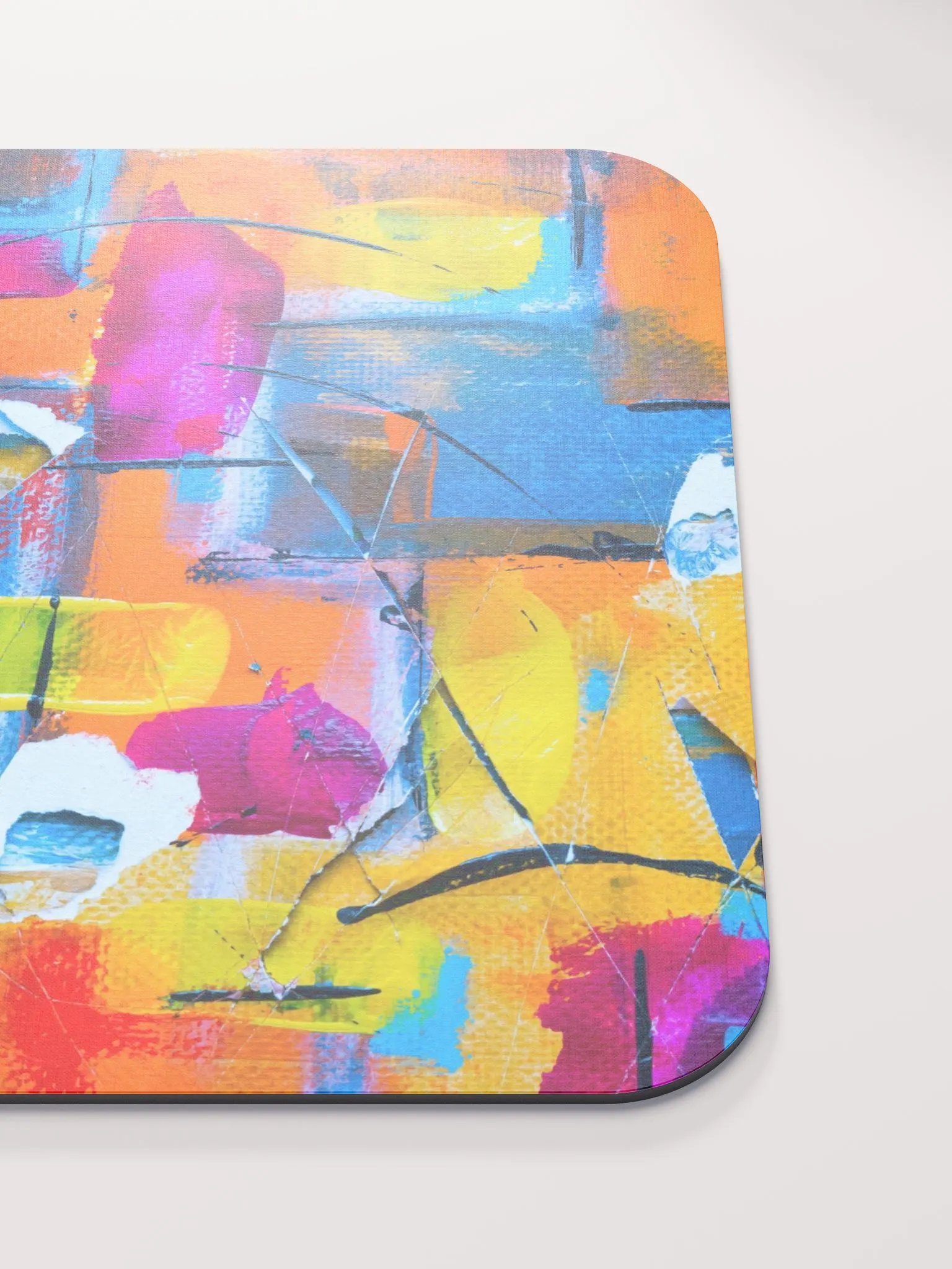 Vibrant Geometric Mouse Pad – Stylish, Smooth & Comfortable Desk Accessory product image (5)