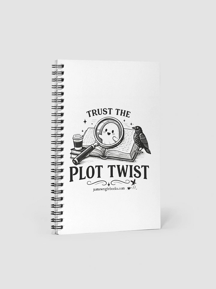 Plot Twist Spiral Notebook product image (1)
